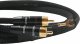 Gramofon Melodika Melodika MDPHD25 Purple Rain Black Edition Kabel 2xRCA PHONO do gramofonu z żyłą uziemiającą - 2,5m 2