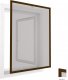 Moskitiera okno alu 100x 120 brązowa 8