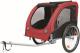 Trixie Przyczepa do roweru  58 × 52 × 79 cm czerwono/czarna do 30kg 3
