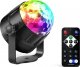 Aptel DYSKOTEKOWA KULA LED RGB Disco z czujnikiem dźwięku + pilot ZS48 1