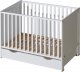 ATB Meble Łóżeczko dziecięce 120x60 Basic Biały 1
