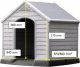 Curver Buda dla psa Dog House szary, 95 x 99 x 99 cm 7