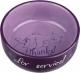 Trixie MISKI CERAMICZNE DLA KOTA Thanks for Service, 0.3 l/o 11 cm 2