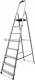 DRABEST Drabina aluminiowa, 8 stopni wytrzymałość: 125-150 kg (wytrzymałość 125 kg) 4