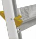 DRABEST Drabina aluminiowa, 8 stopni wytrzymałość: 125-150 kg (wytrzymałość 125 kg) 6
