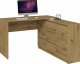 Topeshop KOMODA 2D3S 120CM 3 SZUFLADY 2 DRZWI ANTRACYT DĄB ARTISAN 6