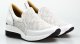 AGA Sneakersy ażurowe wsuwane skórzane srebrne Aga-39 5