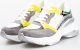 Estetino Sneakersy na koturnie ze wstawkami szare kolorowe-38 4