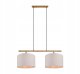 Lampa wisząca DELIGHT Trio Korba 301200201 lampa wisząca zwis 2x60W E27 drewno 1