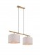 Lampa wisząca DELIGHT Trio Korba 301200201 lampa wisząca zwis 2x60W E27 drewno 2