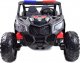 Super-Toys MEGA BUGGY UTV POLICJA TURBO R FOX DLA 2 DZIECI 4X200 W, 24V, SUPER MOC, WSPOMAGANIE/XB2118 27