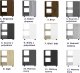 Elior Kontener biurkowy w kolorze szarego betonu - Ivrea 10X 9