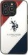 U.S. Polo Etui US Polo do iPhone 14 Pro Max 6,7" biały/white Tricolor Embossed 3