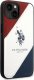 U.S. Polo Etui US Polo do iPhone 14 6,1" biały/white Tricolor Embossed 6