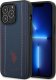 U.S. Polo Etui US Polo do iPhone 14 Pro Max 6,7" granatowy/navy blue Leather Stitch 1