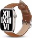 Crong Noble Band - Pasek ze skóry naturalnej do Apple Watch 38/40/41 mm (Mokka) 1