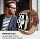 Crong Noble Band - Pasek ze skóry naturalnej do Apple Watch 38/40/41 mm (Mokka) 8