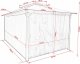kontrast Pawilon Ogrodowy Ontario 3x4x2,65m jasnoszary 7