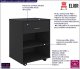 Elior Kontener biurkowy w kolorze czarnym - Bellano 10X 2