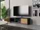 Topeshop Szafka RTV 140x40xH36 antracyt/artisan 3
