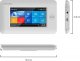 Huxgo Bezprzewodowy alarm GSM + WiFi HXA006 4G LTE z aplikacją TUYA SMART - C7 + syrena bezprzewodowa 4