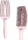 Olivia Garden Fingerbrush Pink Pastel, szczotka z włosiem z dzika, Medium 3