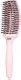 Olivia Garden Fingerbrush Pink Pastel, szczotka z włosiem z dzika, Medium 4