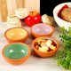 Excellent Houseware Naczynie do zapiekania / miska kamionkowa kokilka zestaw 140 ml 4 szt. 2
