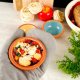 Excellent Houseware Naczynie do zapiekania / miska kamionkowa kokilka zestaw 140 ml 4 szt. 4