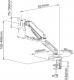 Art Uchwyt biurkowy na monitor 13" - 27" L-11GD (RAMART L-11GD) 7