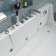 Wanna Home Deluxe Jednoosobowa wanna z hydromasażem 170x80x59 6