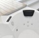 Wanna HDL Narożna dwuosobowa wanna z hydromasażem 157x157 6