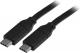 Kabel USB StarTech USB-C - USB-C 4 m Czarny (USB2C5C4M) 1