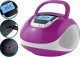 Radioodtwarzacz Ravo BOOMBOX BM110 Radio Bluetooth USB AUX fioletowy 1