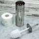 KingHoff SZCZOTKA DO WC Z pojemnikiem ze stali nierdzewnej KK-3220 4