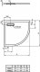 Brodzik Ideal Brodzik ekstra plaski 80x80 cm - ćwierć koła - UltraFlat New - biały - Standard 2