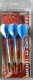 Best Sporting Plastikowe rzutki do darta 3 szt. Best Sporting niebieskie 2