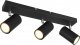 Lampa sufitowa Globo Przysufitowa lampa Robby 57911-3B z regulacją czarna chrom 1