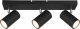 Lampa sufitowa Globo Przysufitowa lampa Robby 57911-3B z regulacją czarna chrom 3