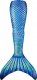 Master Kostium Syrenki Strój Kąpielowy MASTER 120 cm Blue 34