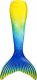 Master Kostium Syrenki Strój Kąpielowy MASTER 120 cm Blue 41