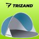 Trizand Namiot plażowy 145x100x70cm - turkusowo - szary 9