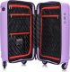 SwissBags Walizka kabinowa Tourist 55cm fioletowa 4
