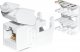 NetRack Moduł keystone Jack RJ45 kat. 6 UTP, beznarzędziowy, biały Netrack 3