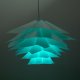 Lampa wisząca Abigali Dekoracyjna lampa wisząca ABIGALI-LOTUS z pilotem ananas biały 3
