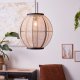 Lampa wisząca Brilliant Wisząca lampa boho Tanah 99484/76 kulista drewno beż czarny 3