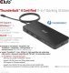 HUB USB Club 3D Club3D Thunderbolt4 11-in-1 HUB > 3xThunderbolt/3xUSB  St/Bu retail 9