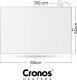 Grzejnik Cronos Panel grzewczy IR CRONOS Synthelith PRO CRP-500TWP Grey 12