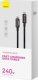 Kabel USB Baseus USB-C - USB-C 2 m Czarny (CAWJ040101) 8