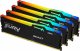 Pamięć Kingston Fury Beast RGB, DDR5, 128 GB, 5600MHz, CL40 (KF556C40BBAK4-128) 1